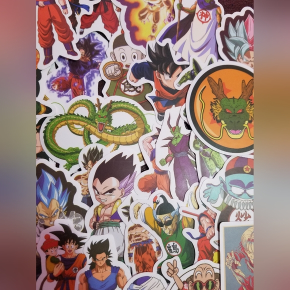 Dragon Ball Z Party Birthday Stickers Gift 50 PCS - Picture 2 of 5